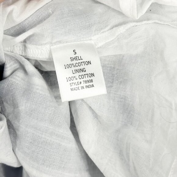 Harper Heritage Blue/White Striped Button Front Tie Waist Shirt Dress - Picture 6 of 6